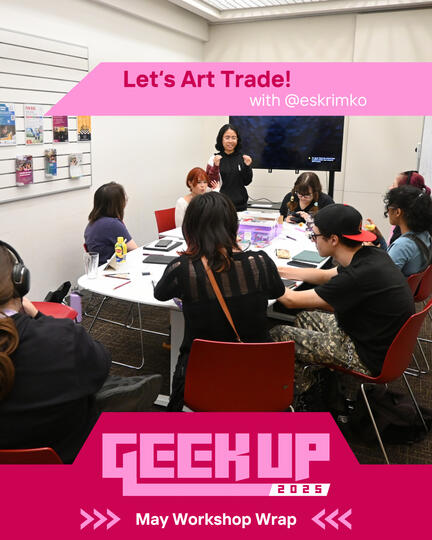 Let's Art Trade! with Esse in May 2025.