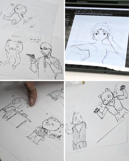 Figure Drawing! with Felix in July 2025.