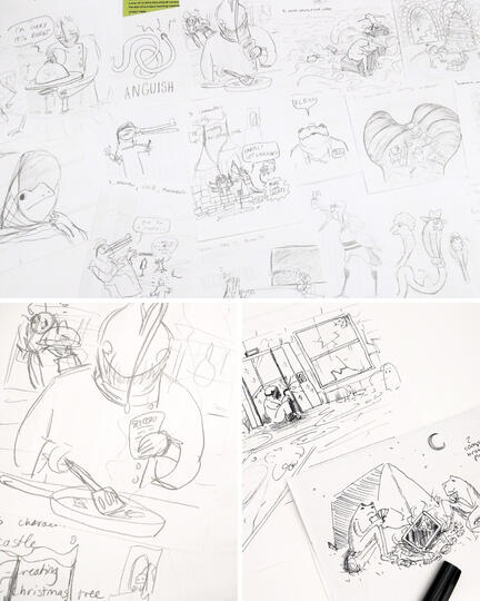 Personifying Animals with Bethany in March 2025.